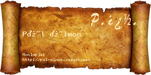Pál Álmos névjegykártya