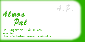 almos pal business card